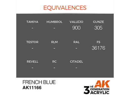 AK-Interactive 3GEN-AK11166 Standard-French Blue