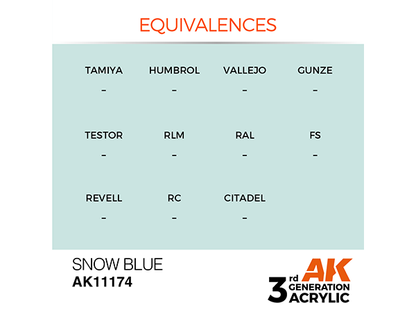 AK-Interactive 3GEN-AK11174 Standard-Snow Blue