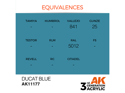 AK-Interactive 3GEN-AK11177 Standard-Ducat Blue