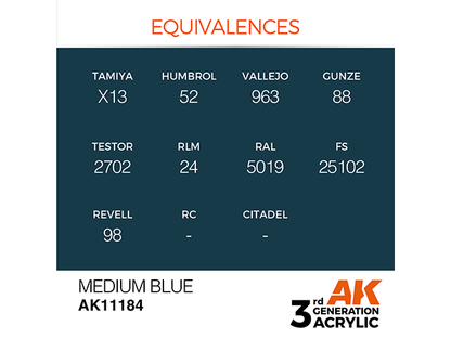 AK-Interactive 3GEN-AK11184 Standard-Medium Blue