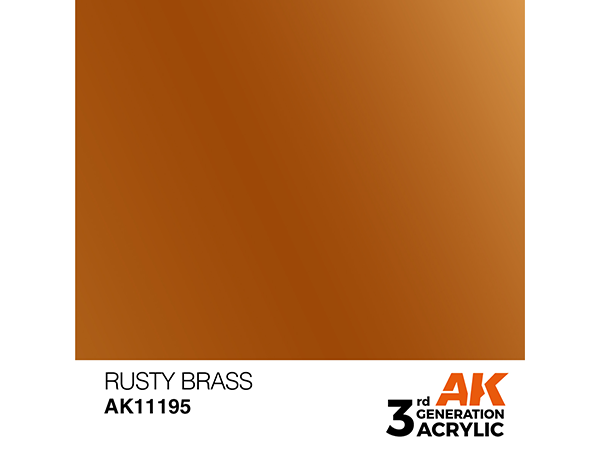 AK-Interactive 3GEN-AK11195 Metallic-Rusty Brass