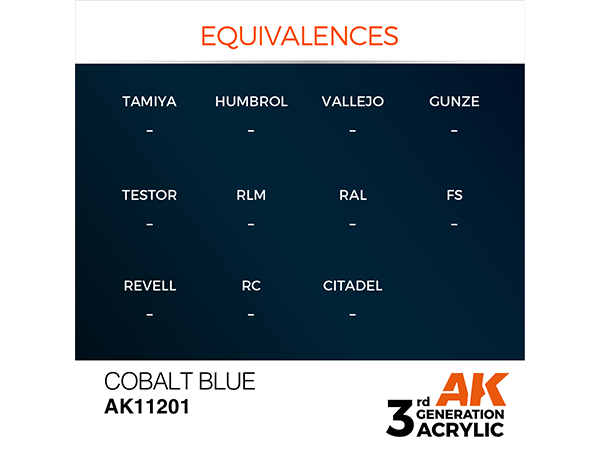 AK-Interactive 3GEN-AK11201 Metallic-Cobalt Blue