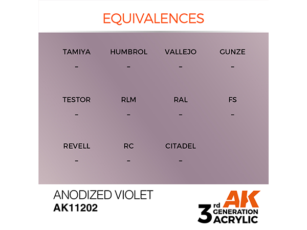 AK-Interactive 3GEN-AK11202 Metallic-Anodized Violet