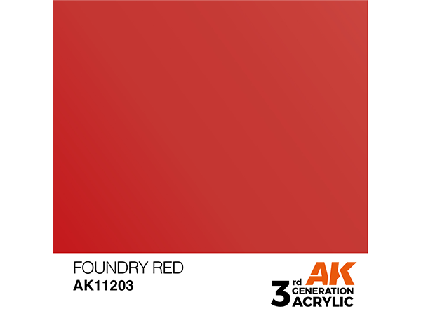 AK-Interactive 3GEN-AK11203 Metallic-Foundry Red