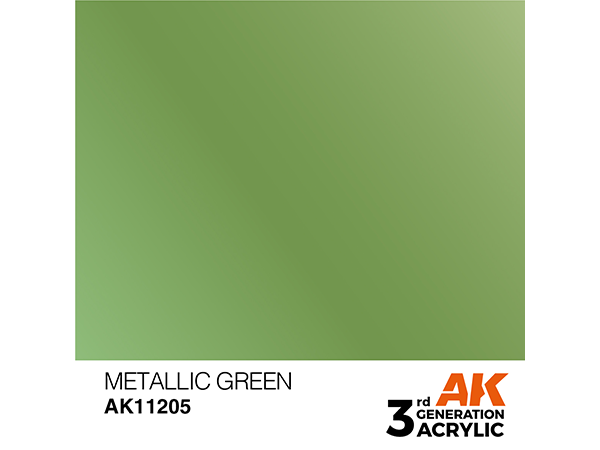 AK-Interactive 3GEN-AK11205 Metallic-Metallic Green