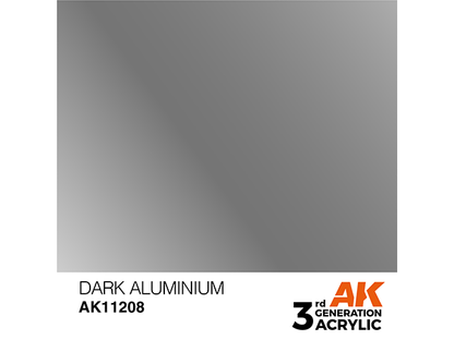 AK-Interactive 3GEN-AK11208 Metallic-Dark Aluminium