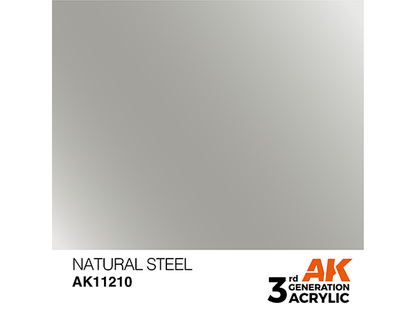 AK-Interactive 3GEN-AK11210 Metallic-Natural Steel