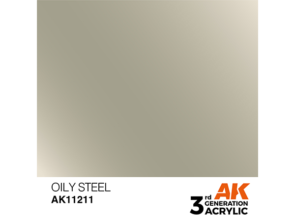 AK-Interactive 3GEN-AK11211 Metallic-Oily Steel