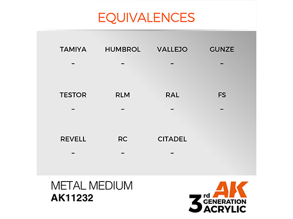 AK-Interactive 3GEN-AK11232 Auxiliary-Metal Medium