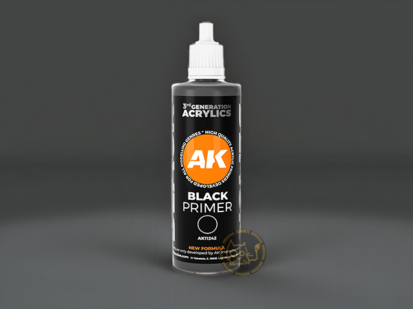 AK-Interactive 3GEN-AK11242 Primer-Black Primer