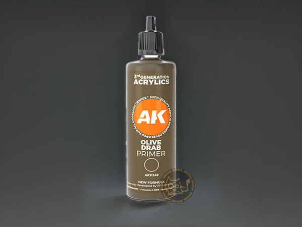 AK-Interactive 3GEN-AK11249 Primer-Olive Drab Surface Primer