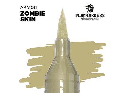 AK-Interactive Playmarkers - 水性軟毛麥克筆 AKM011 灰綠色