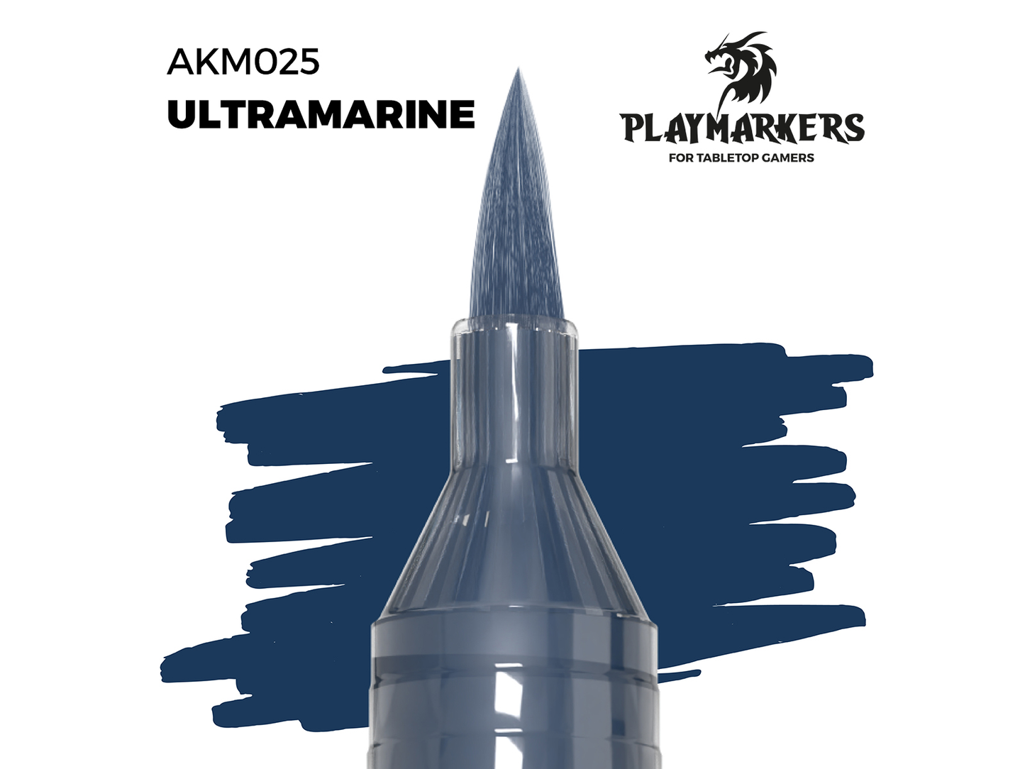 AK-Interactive Playmarkers - 水性軟毛麥克筆 AKM025 深海藍