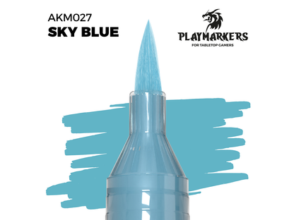 AK-Interactive Playmarkers - 水性軟毛麥克筆 AKM027 天空藍
