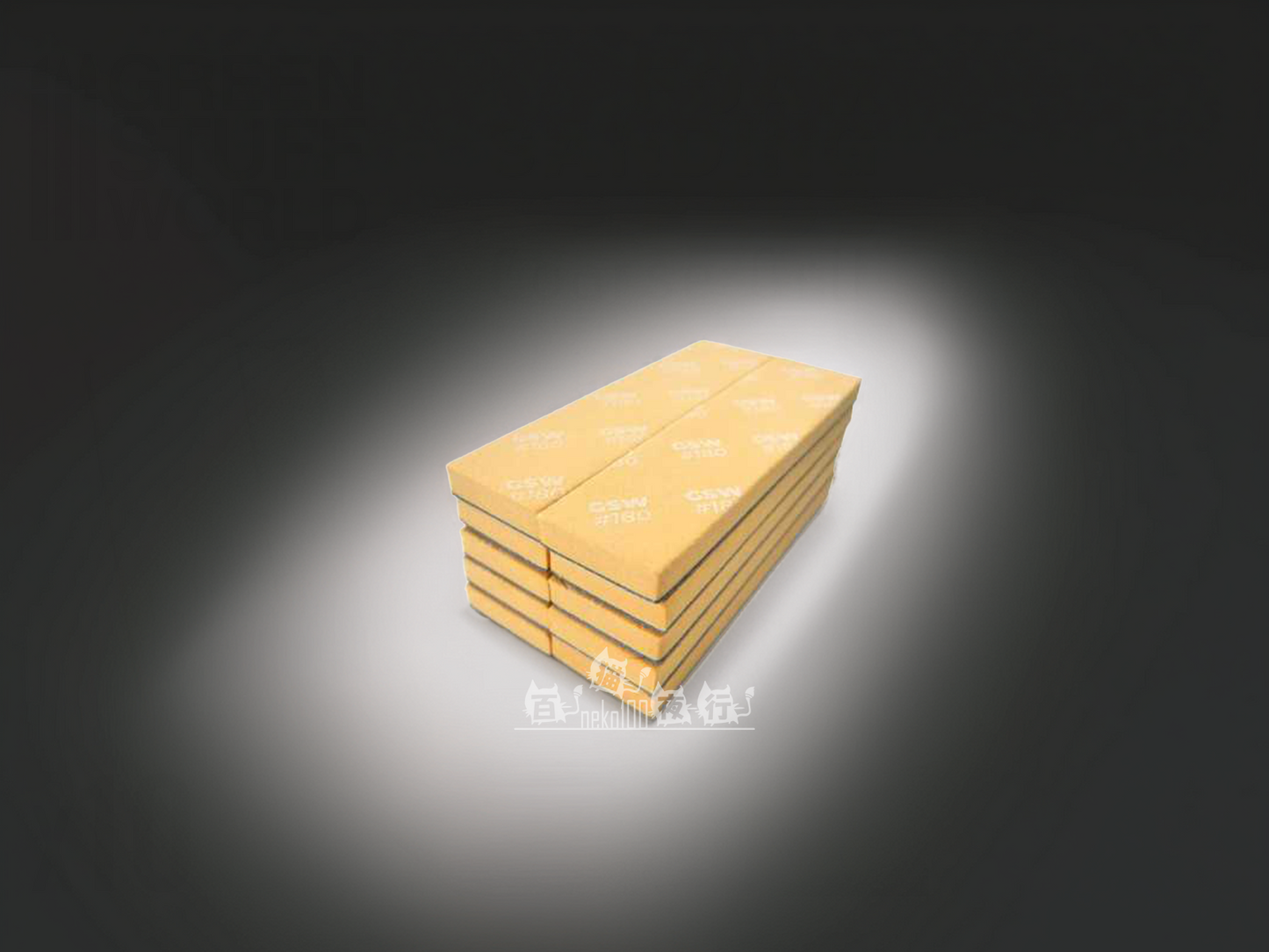 Green Stuff World Sanding Foam-Sanding Pads Grit #180-10pcs