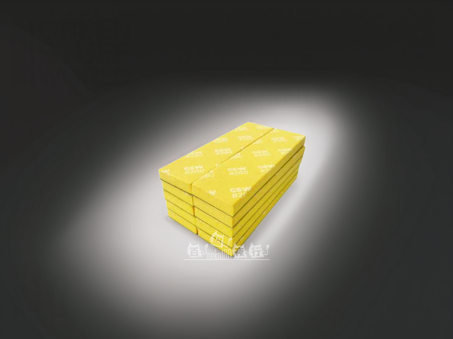 Green Stuff World Sanding Foam-Sanding Pads Grit #280-10pcs