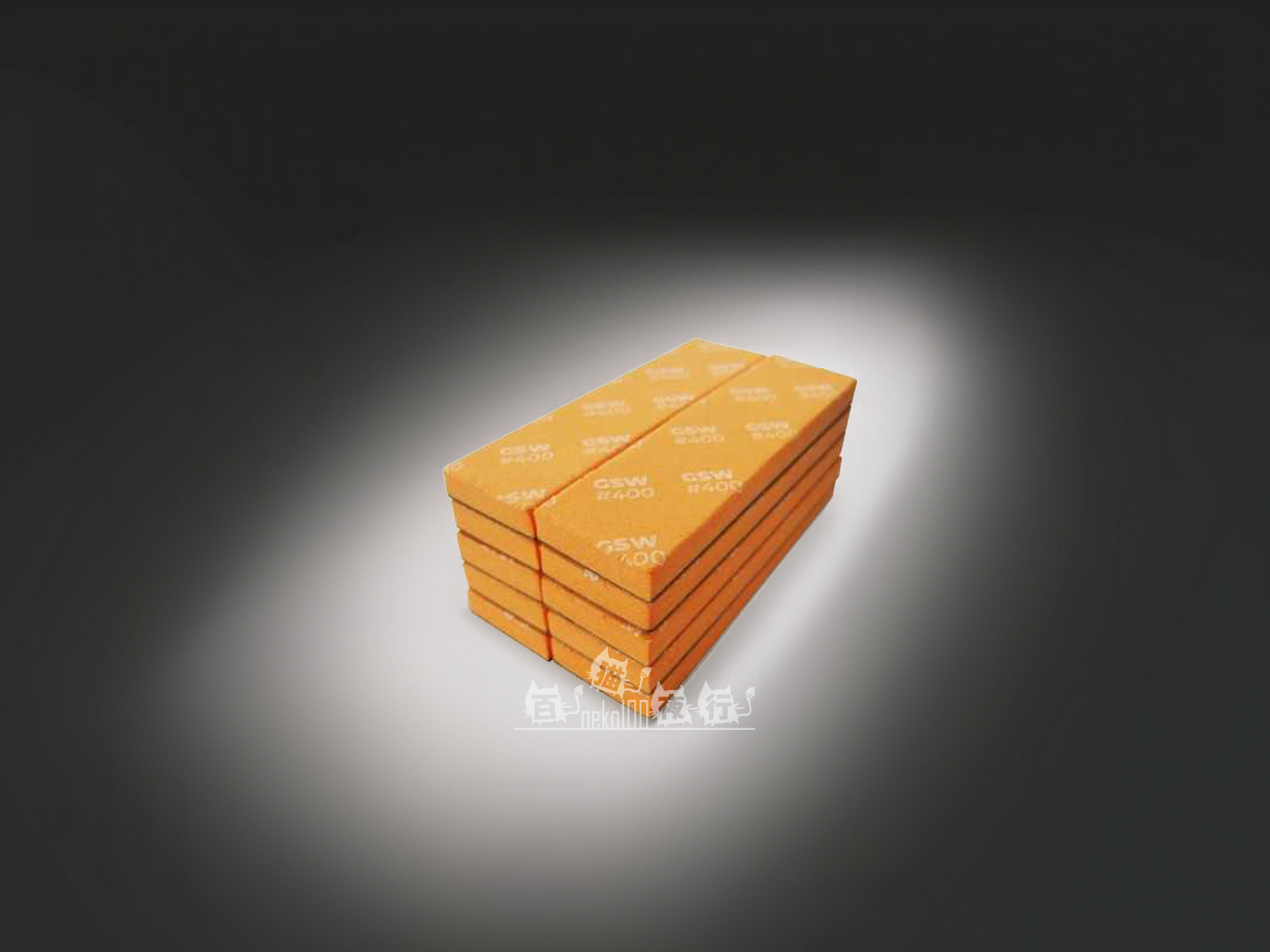 Green Stuff World Sanding Foam-Sanding Pads Grit #400-10pcs