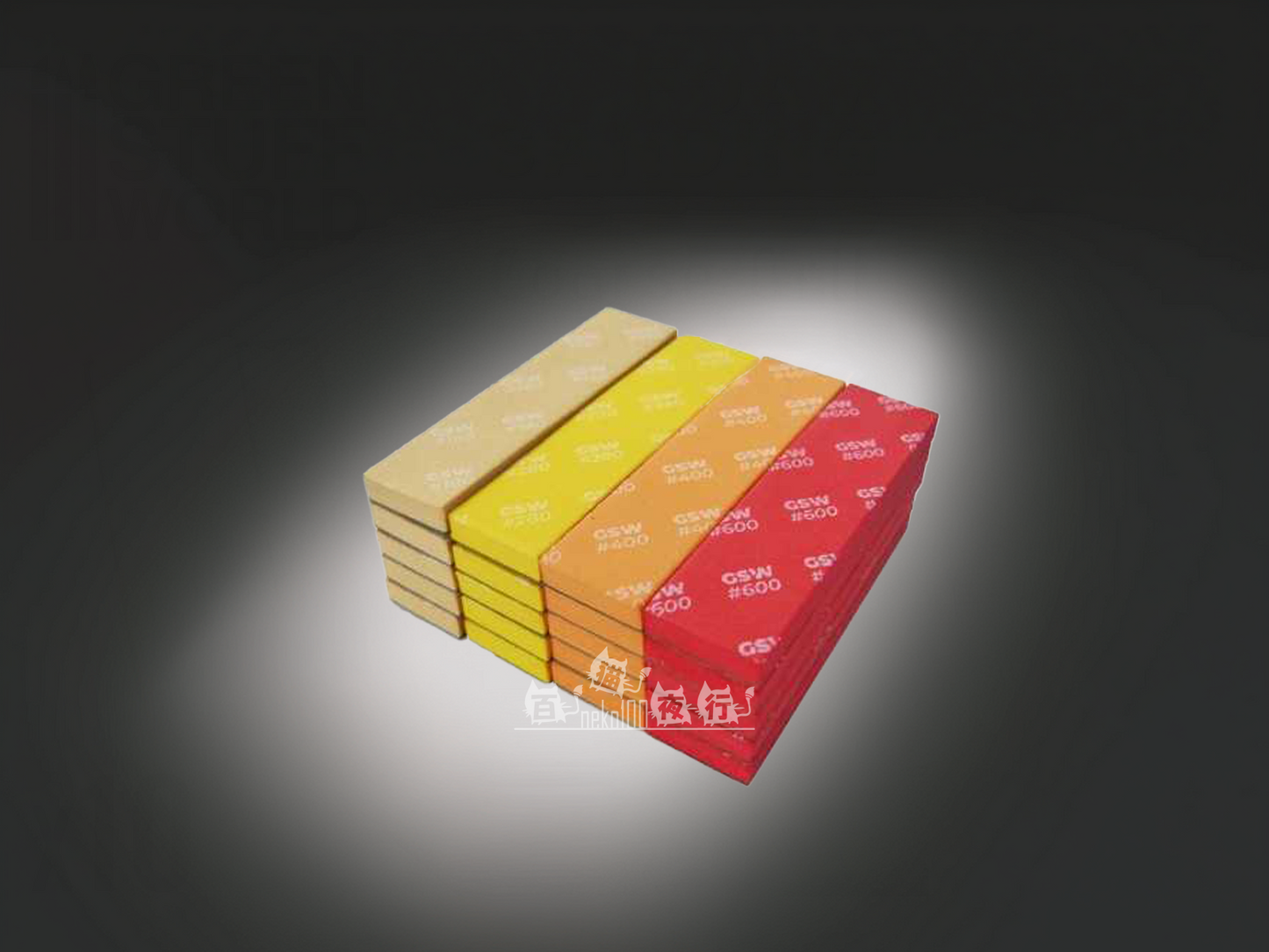 Green Stuff World Sanding Foam-Sanding Pads Grit Assortment-Coarse #180-600-20pcs