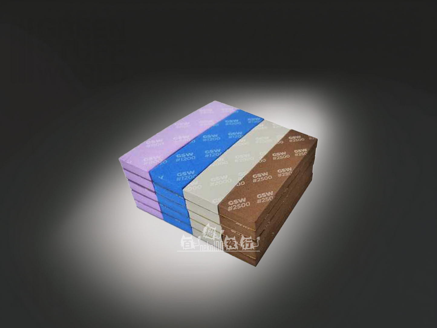 Green Stuff World Sanding Foam-Sanding Pads Grit Assortment-Fine #800-2500-20pcs