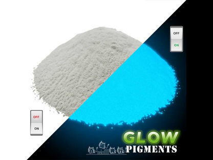 Green Stuff World Pigment- Glow in the Dark Pigment- Mind Turquoise 30ml