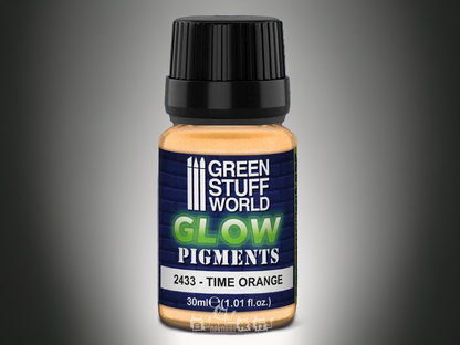 Green Stuff World Pigment - 夜光粉末顏料 - 橙色 30ml
