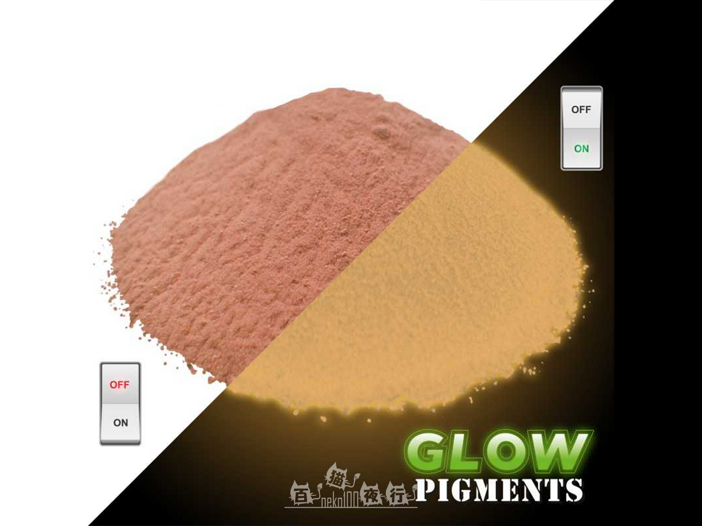 Green Stuff World Pigment - 夜光粉末顏料 - 橙色 30ml