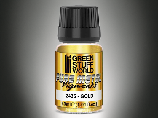 Green Stuff World Pigment 金屬粉末顏料 金色 30ml
