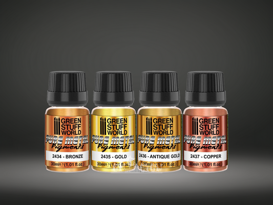 Green Stuff World Pigment 金屬粉末顏料 套裝 30ml