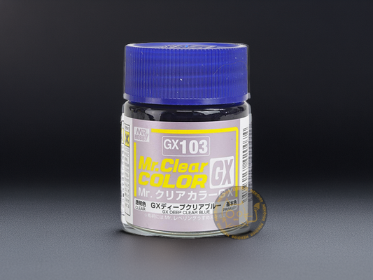 Mr. Hobby 郡氏-Mr. Clear Color GX-GX103 GX Deep Clear Blue