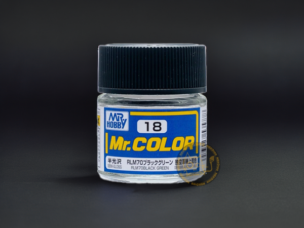 Mr. Hobby 郡氏-Mr. Color-C018 RLM70 Black Green