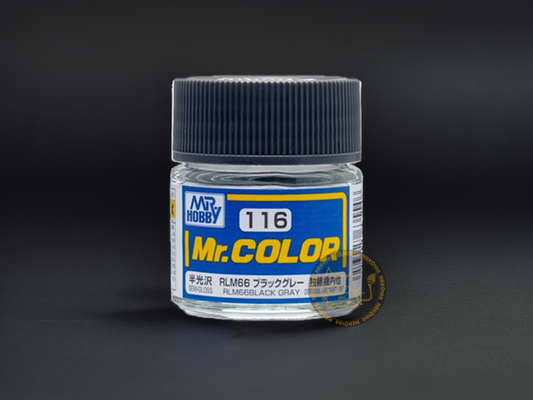 Mr. Hobby 郡氏-Mr. Color-C116 RLM 66 Black Gray