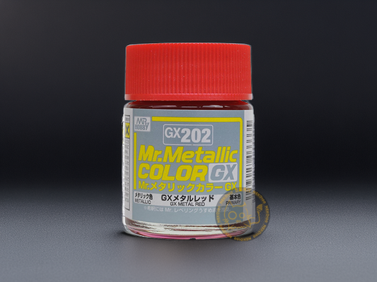 Mr. Hobby 郡氏-Mr. Metallic Color GX-GX202 GX Metal Red