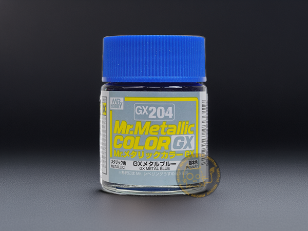 Mr. Hobby 郡氏-Mr. Metallic Color GX-GX204 GX Metal Blue