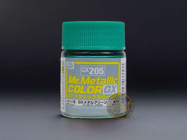 Mr. Hobby 郡氏-Mr. Metallic Color GX-GX205 GX Metal Green