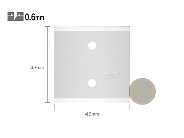 OLFA Blade-43mm BTB-1 鏟刀刀片 (BTC-1專用)-1片裝