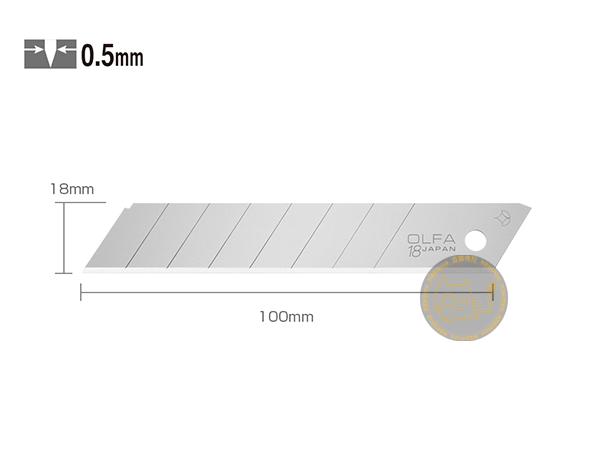 OLFA Blade-18mm LB 重型鎅刀片-10片裝