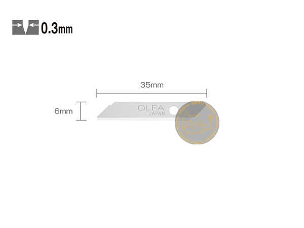 OLFA Blade-TSB-1 剪報鎅刀片-5片裝