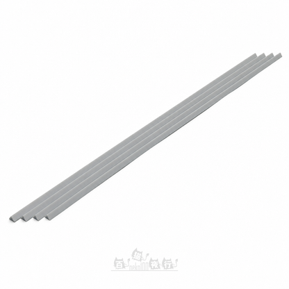 WAVE | OM-352 Plastic Material Triangular Bar [2mm | 6pcs] Grey