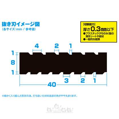 WAVE | HT-493 HG 細節膠板打孔機 [梯形 6]
