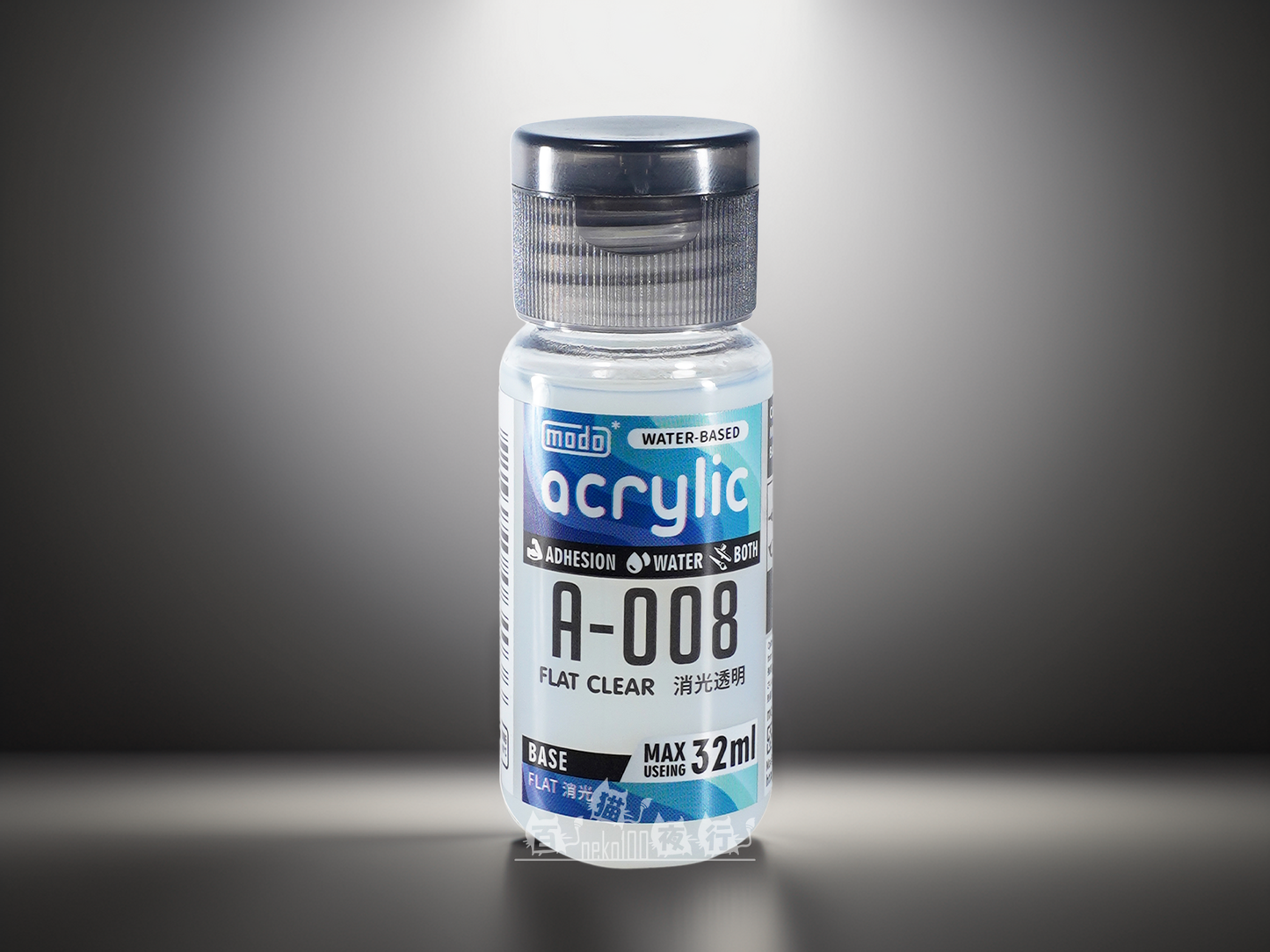 modo A-Series Gloss Water-based Acrylic A008 Flat Clear 32ml