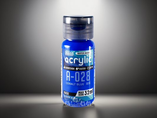 modo A-Series Gloss Water-based Acrylic A028 Cobalt Blue 32ml
