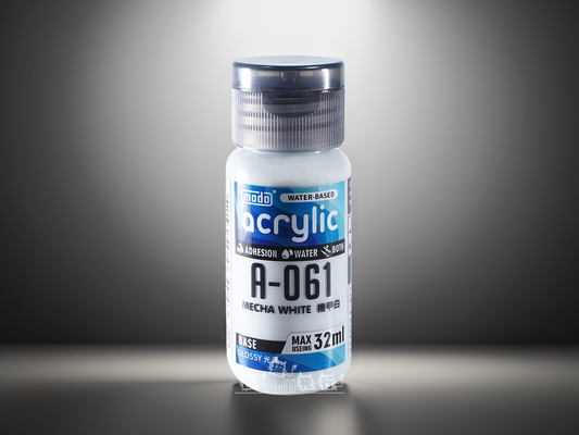 modo A-Series Gloss Water-based Acrylic A061 Mecha White 32ml