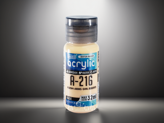 modo 摩多製漆所 亮光水性漆 A216 機娘膚色 32ml