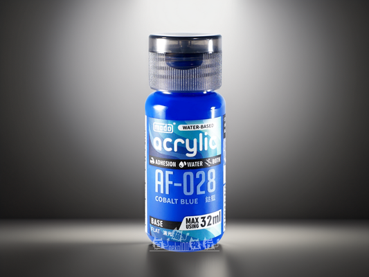 modo AF-Series Flat Water-based Acrylic AF028 Cobalt Blue 32ml