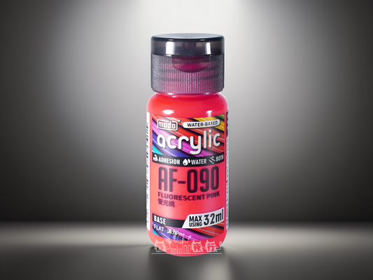 modo 摩多製漆所 消光水性漆 AF090 螢光桃 32ml