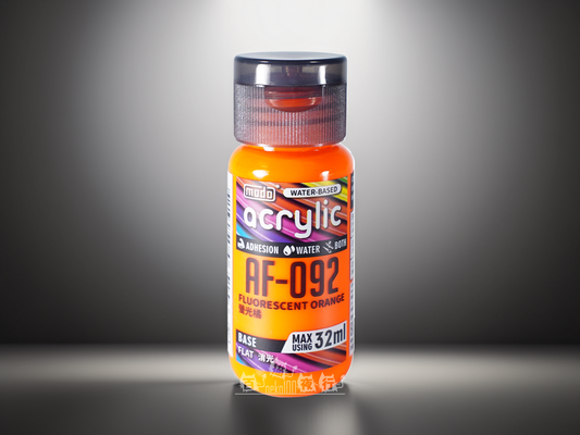 modo 摩多製漆所 消光水性漆 AF092 螢光橘 32ml