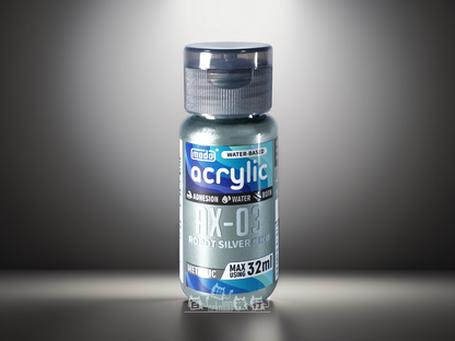 modo 摩多製漆所 水性金屬色 - AX03 機械銀
