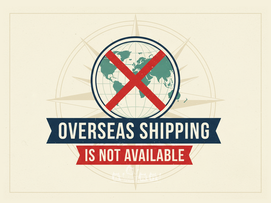 Overseas Shipping Is Not Available